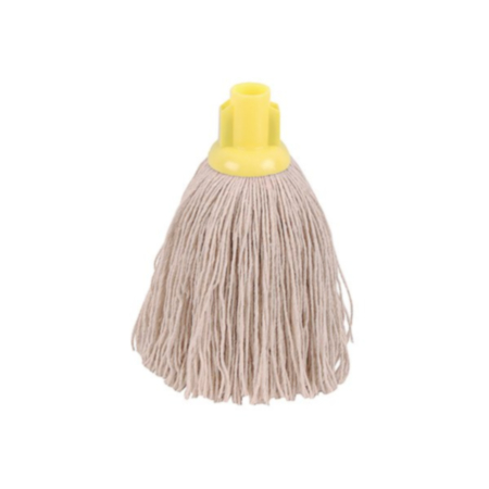 2Work Twine Rough Socket Mop 12oz Yellow (Pack of 10) 101851Y