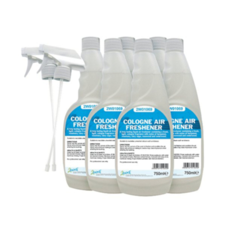 2Work Cologne Air Freshener Trigger Spray 750ml (Pack of 6) 2W07247