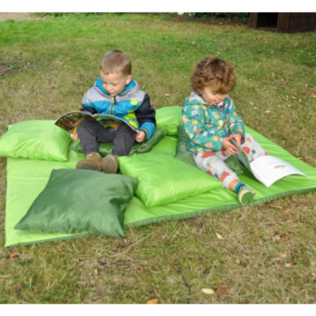 Childrens Outdoor Cushions and Mat Set - Set of 7