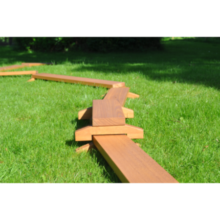 Outdoor Wooden Balance Boards - Set of 8