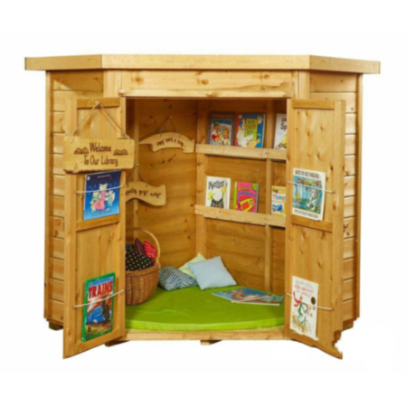 Early Years Outdoor Wooden Corner Play House