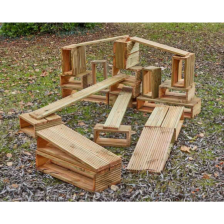 Hard Wearing Decking Blocks - Pack of 25