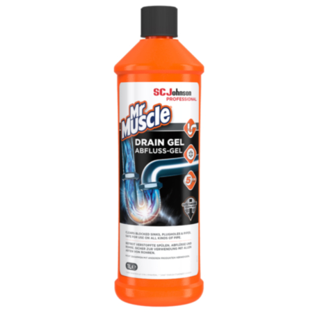 Mr Muscle Kitchen Bathroom Drain Gel 1l