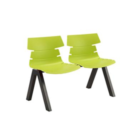 Beam Reception Modern Polypropylene Seating -2 Seater