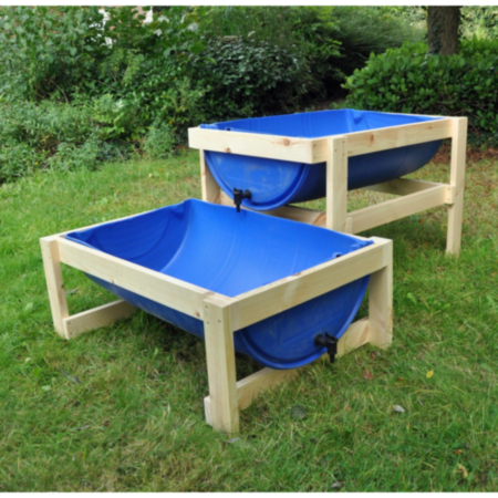 Early Years Upcycled Cascading Water Play Drums