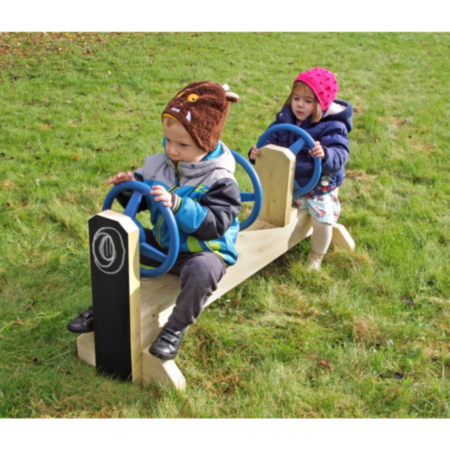 Early Years Playground Driving Bench