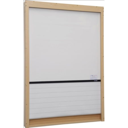 Wall Mounted Wooden Dry Wipe Rollerboard