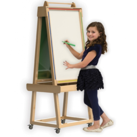 Early Years Little Acorns Wooden Play &#039;N&#039; Learn Mobile Easel