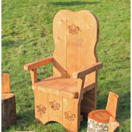 Adult Wooden Storytelling Throne