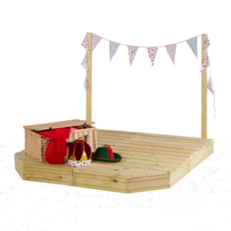 Early Years Wooden Stage and Backdrop