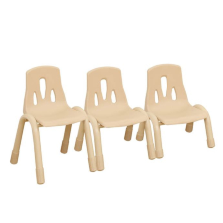 Elegant Lightweight Stackable Classroom Chair Set of 4 Chairs