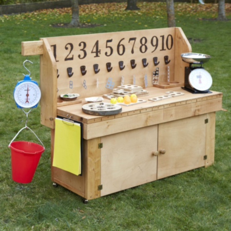 Early Years Wooden Mobile Maths Learning Station 