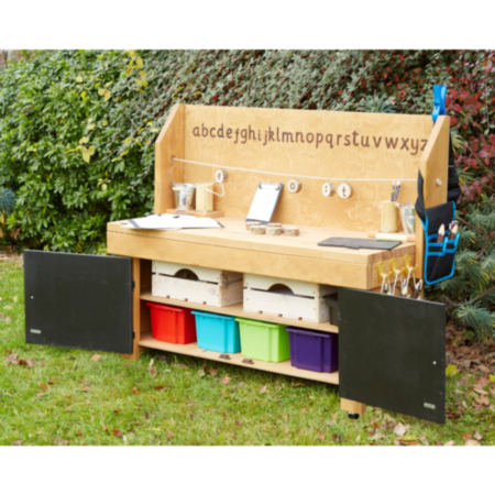 Early Years Wooden Mobile Literacy Learning Station 