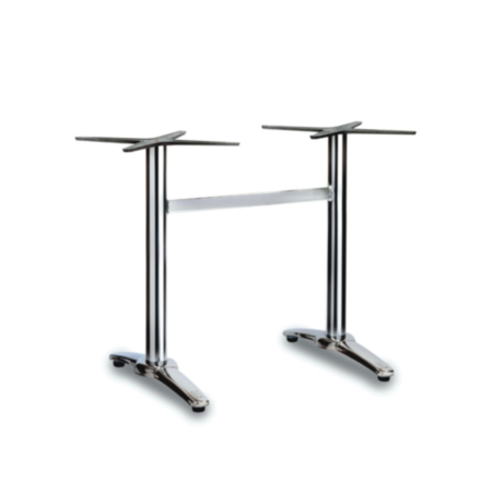  Fresh Aluminium Stainless Refectory Cafe Bistro Table Base