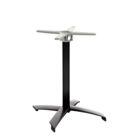 Cafe Bistro Aluminium Black Flip Top Table Base