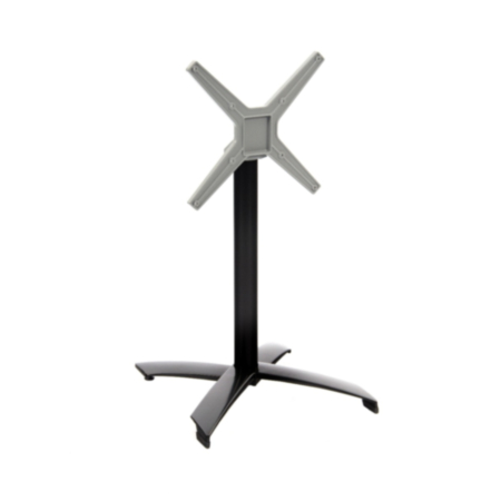 Cafe Bistro Aluminium Black Flip Top Table Base