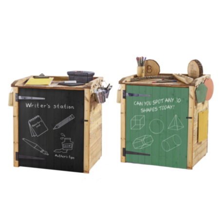 Wooden Outdoor Basic Skills Shedlet Set