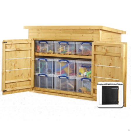 Big and Bountiful Box Storage Shed