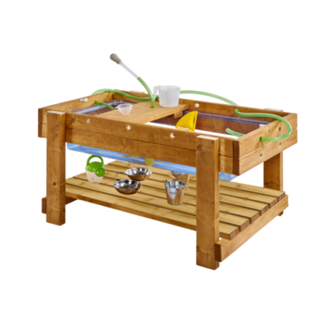 Wooden Large Messy Play Tray With Stand