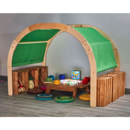 Wooden Classroom Indoor Group Reading Space Arch Frame