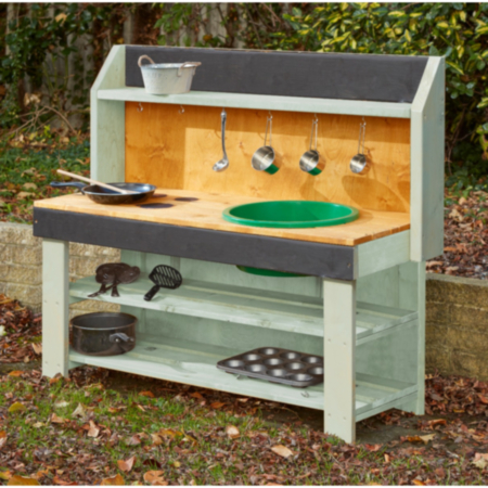 Early Years Forest School Country Green Large Mud Kitchen