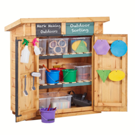 Outdoor Wooden Toddler Maths and Literacy Shed