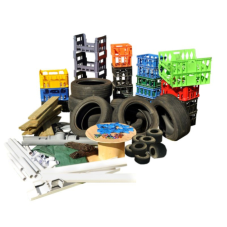 Complete Tyres and Play Loose Parts Set - 100+ Pack