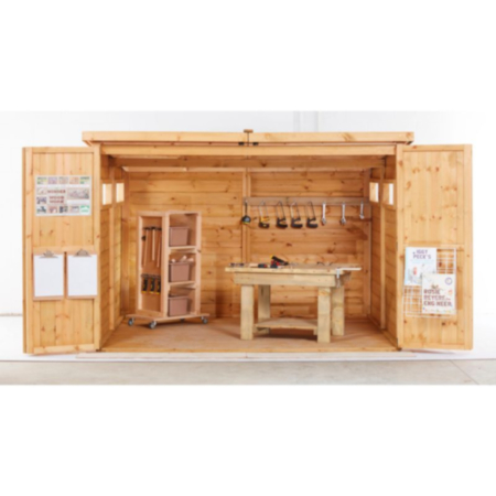 Lockable Construction Woodwork Shed