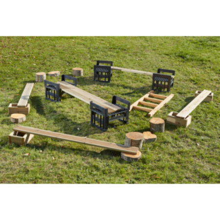Early Years Wooden Obstacle Course Starter Pack - Pack of 23
