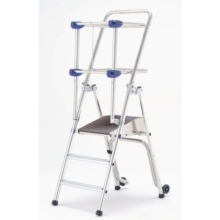 Mobile Podium Platform With Gated Closure - 3 Steps