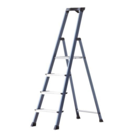 Extra Deep Tread Aluminium Steps - 4 Tread