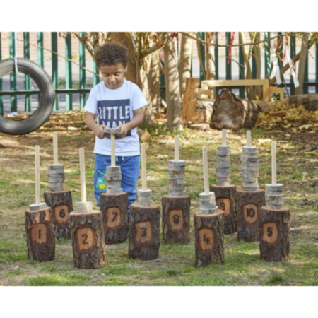 Early Years Outdoor Giant Playground Counting Tree Rings