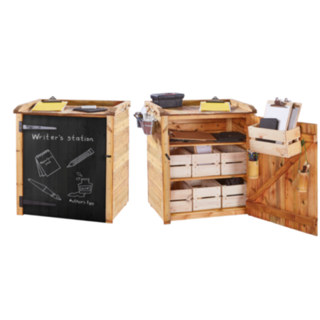 Wooden Storage Shedlets with Left And Right Opening -  Pack of 2