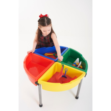 tickit Sand and Water Exploration Circle with Multi Colour Trays