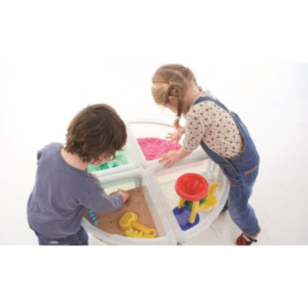 tickit Sand and Water Exploration Circle with Clear Trays