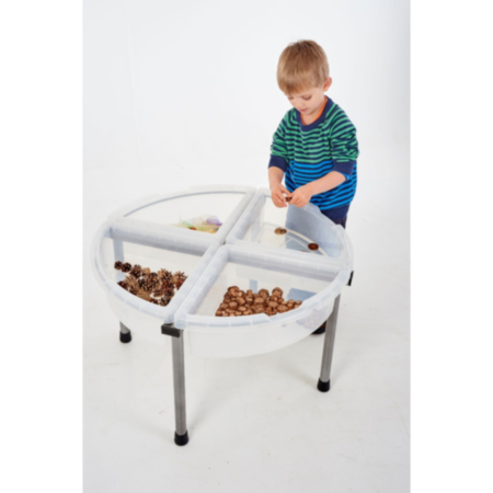 tickit Sand and Water Exploration Circle with Clear Trays