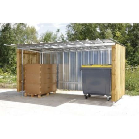 Metal And Wood Shelter