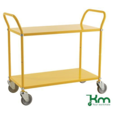 Konga two tier trolley - yellow