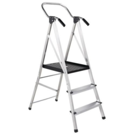 Folding Platform Step Stool With Extra Large Platform