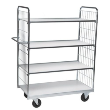 Konga large adjustable trolleys, 1200 x 650mm and 4 shelves