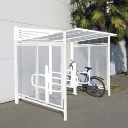 Modern Cycle Shelter - Large - White