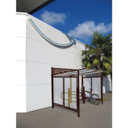 Modern Cycle Shelter - Small - Brown