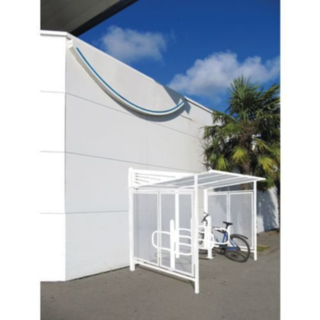 Modern Cycle Shelter - Small - White