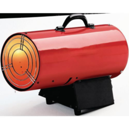 Portable propane gas fired space heaters - Output 125000 Btu/Hr