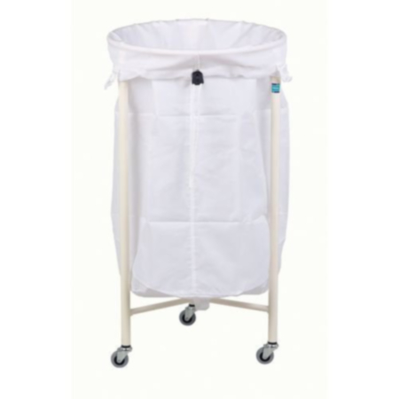 Single bag laundry trolley