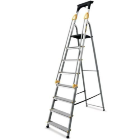 Aluminium Safety Platform Steps - 8 Tread