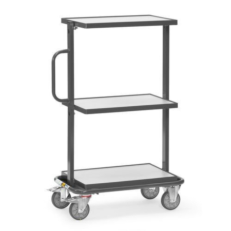 Fetra ESD Euro box trolley - fixed shelves
