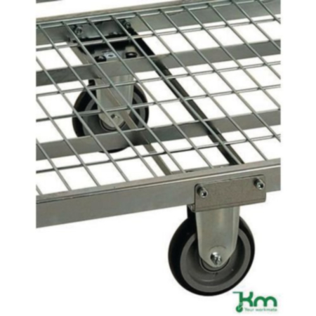 Konga medium duty shelf trolley system - 125mm middle castors