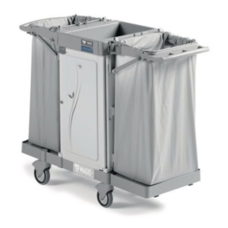 Housekeeping trolleys,  suitable for 4 to 5 rooms