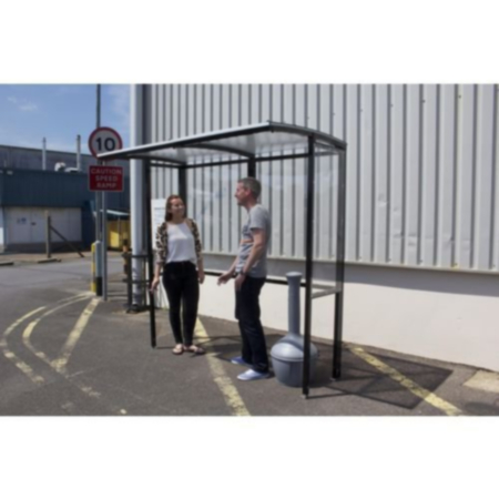 Open Fronted Smoking Shelter 5-7 People